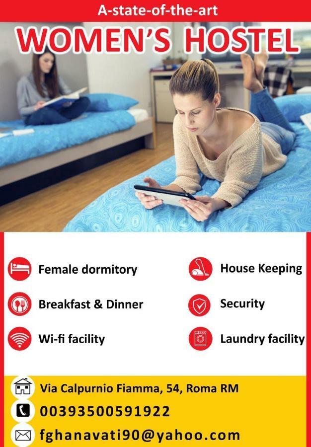 Female Dormitory For Only Female Bed & Breakfast Rome Bagian luar foto